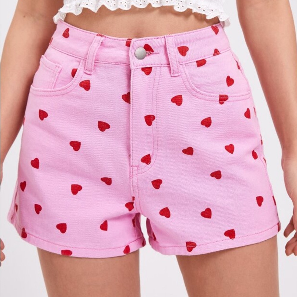 Valentine Pink SHEIN shorts SIZE SMALL